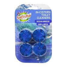 Safisha Toilet Blocks Ocean Bre.4*50G